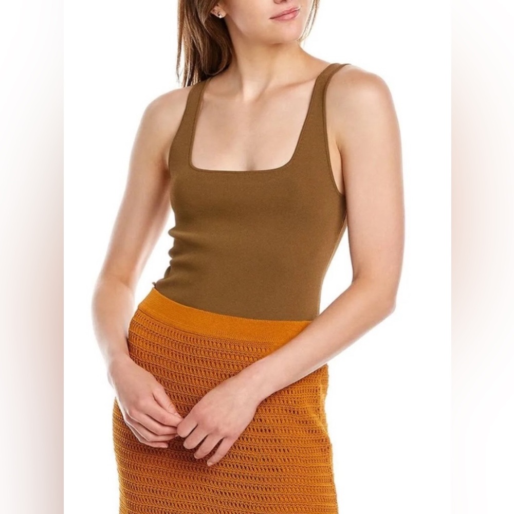 NWT Vince Square Neck Crop Tank